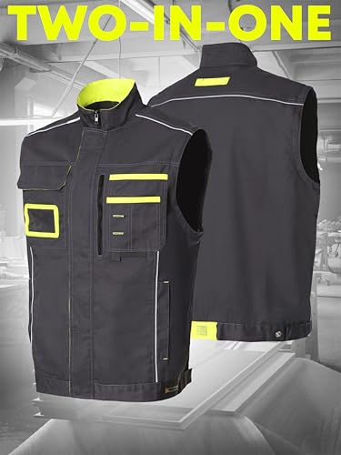 Jacket Next with Removable Sleeves for Workwear and Outdoor Activities, Two-in-One Jacket-and-Vest4