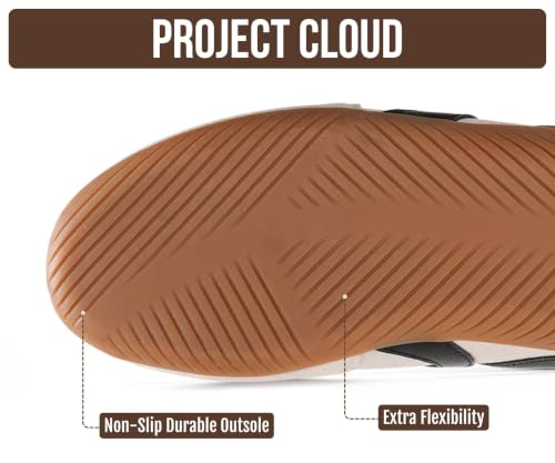 Image of Project Cloud Barefoot Shoes Women - Memory Foam Lace-Up Womens Sneakers - Lightweight & Non Slip Womens Shoes Casual - All-Day Women's Fashion Sneakers for 2026 (Goal)