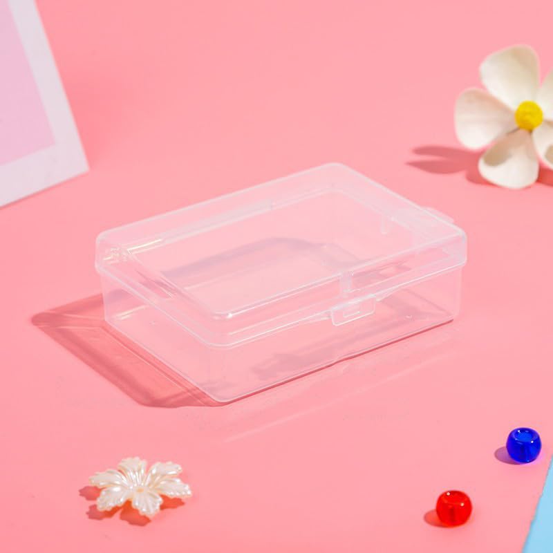 Amazon | 小分けケース 4個セット 収納ケース クリア貯蔵容器 6.5*4.5