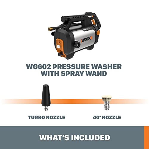 WORX Electric Pressure Washer, 13A 1870 Max PSI Power Washer, WG602 - image 6