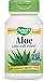 Nature's Way Aloe Vera Latex with Fennel, 140 Milligram,100 Vcaps. Pack of 2 bottles