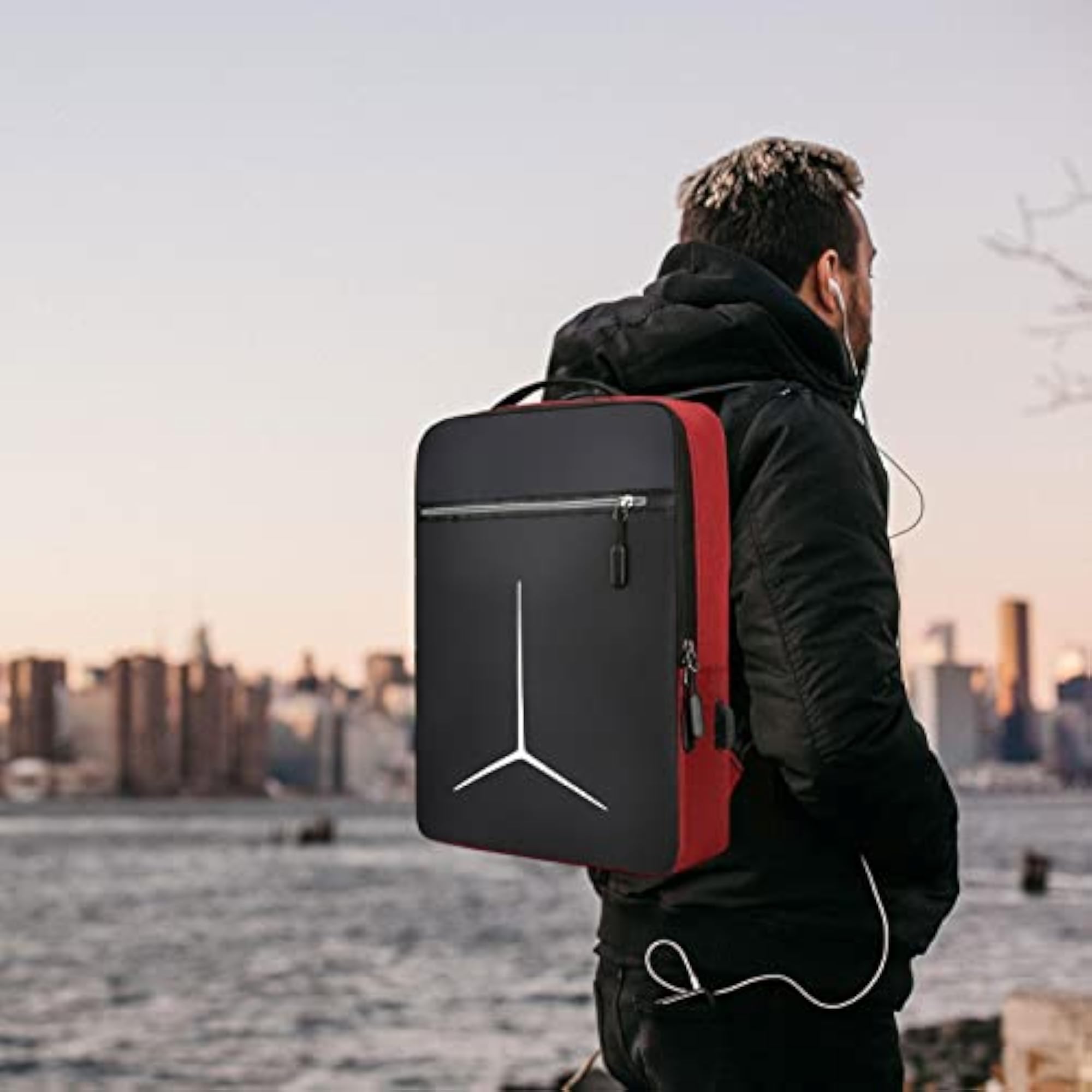 Business Laptop Backpack Durable Water Resistant