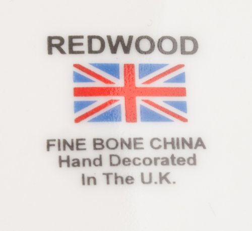 Redwood Fat Robin 20 cm Mince Pie Natale Piatto Bone China Nuovo