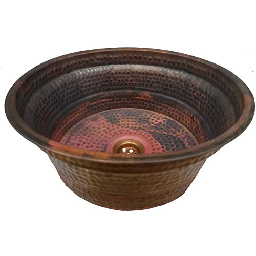 Virgin Copper Bathroom Vanity Sink Rustic Bath Kitchen Prep Wash