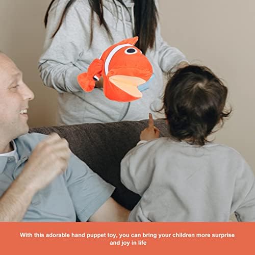 ibasenice Toys Puzzle Toys Stuffed Animal Hand Puppet Fish Puppet Toy Parent Child Interactive Toy Plush Animal Toys Storytelling Puppet Figures for Kids Child Favors Baby Educational Puppy 4 41W6hHoWcVL. AC