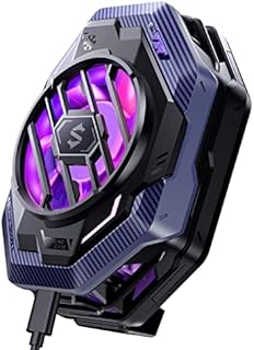 Cell Phone Cooler Black Shark Fun Cooler 3Pro, Cellphone Radiator with Sleep Timer/Fan Speed Settings for 2.63-3.46 inches iOS/Android Semiconductor Heatsink Cooling
