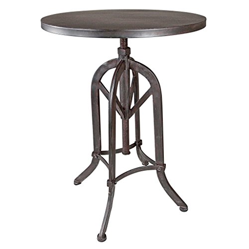 Design Toscano Industrial Revolution Adjustable Height Side Table steampunk buy now online Design Toscano Industrial Revolution Adjustable Height Side Table steampunk buy now online