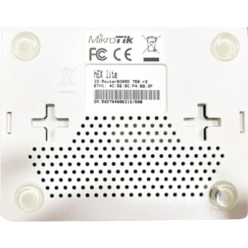 Mikrotik Hex Lite Router Connesso Bianco - 5