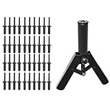 ALL-CARB 41 PC Plastic Rivet Gun Set Riveter Hand Tool with 40Pcs Poly Rivets Suitable for Automotive Applications