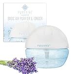 PureAire Air Purifier For Home Bedroom & Office Dust Cleaner Air Filter Aroma Diffuser Ioniser LED Light Water Air Purifier Allergies Cooking Smoke Smell Removal Pet Odour Dust Collector Hayfever