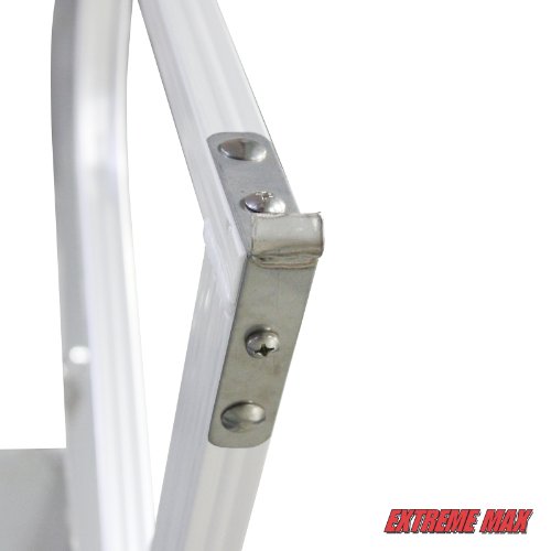 Extreme Max 3005.3386 Replacement J-Hooks For Aluminum Pontoon/Dock Ladder #TOP6