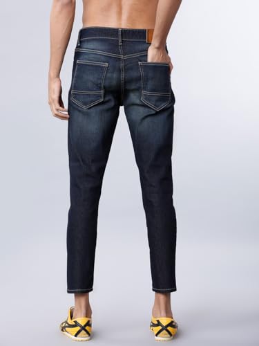 Image of Highlander Mens Tapered Fit Denim Jeans for Man| Regular Length|Mid-Rise|Stretchable Fabric for Comfort fit| Jeans for Man | Men Jeans