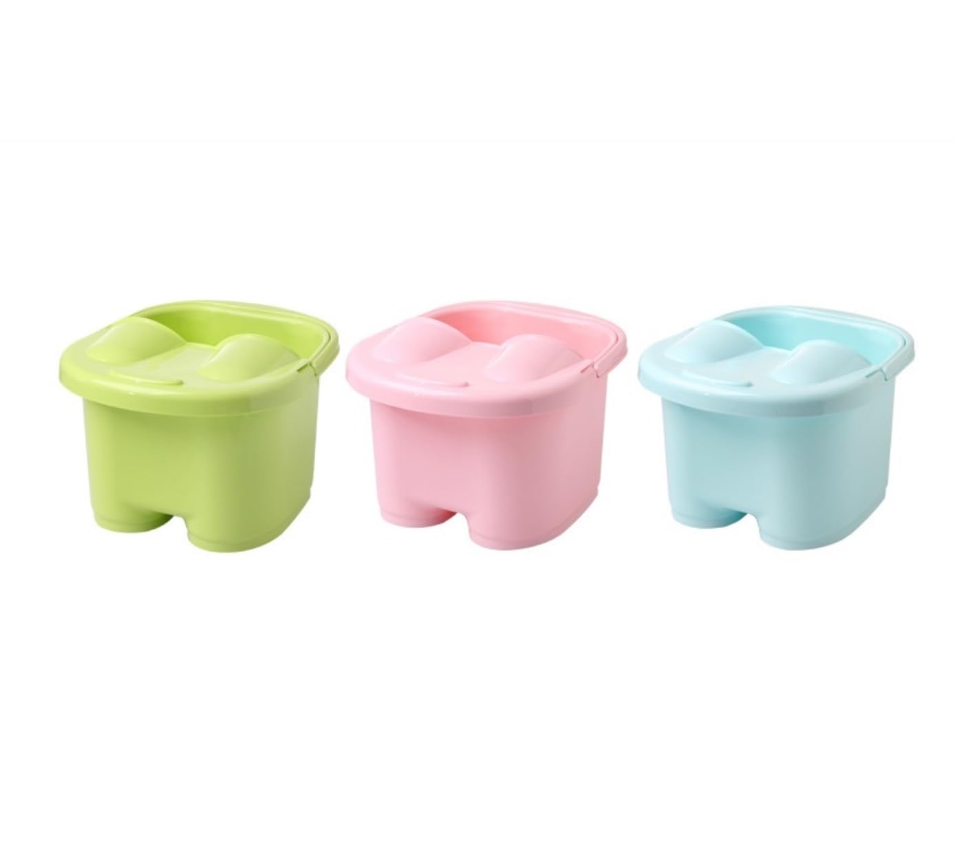 Fußbad Fußbadewanne Kaltes Heißes Wasser Fuß Massage Spa Eimer Becken Wanne Für Männer Frauen Füße Tief Fußbad Barrel Fußwanne Hause(Pink)