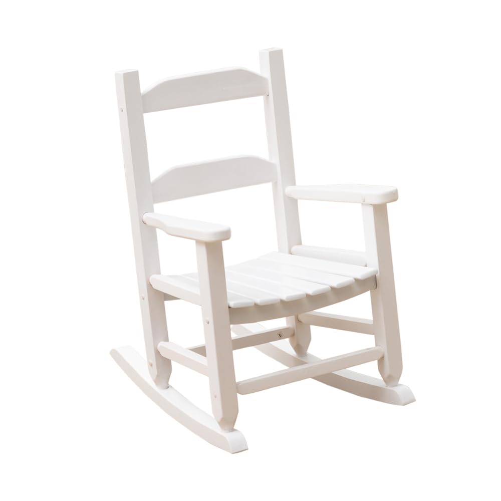 BplusZ Toddler Rocking Chair Kids Child Wooden Small Baby Comfy Rocker Chairs Furniture for Nursery Bedroom Livingroom Outdoor Reading Room, Ages 3-6,