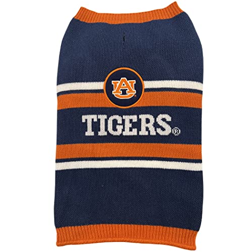 Pets First Ncaa Auburn Tigers Dog Sweater, Size Small. Warm And Cozy Knit Pet Sweater With Ncaa Team Logo, Best Puppy Sweater For Large And Small Dogs, Team Color (Au-4179-Sm) #TOP15