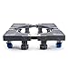 Evomosa Washing Machine Stand, 4-Wheels with 4-Legs, Gray, Adjustable Refrigerator Stand, Furniture Base for Moving 17-26 inch Air Conditioner, Household Appliance Base and Washer Dryer Refrigerator