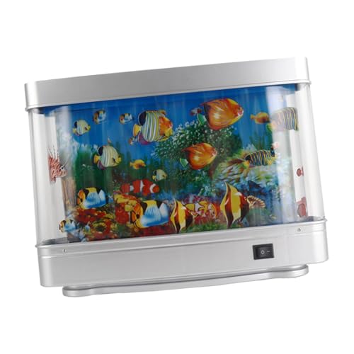 Image of Secret Desire Fake Aquarium Decorative Lamp Room Decoration for Office Living Room Bedroom