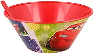Bowl with Straw 500 ml Frozen Floral