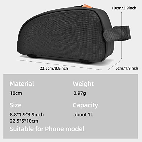 Venforest BIKE TOP TUBE BAG Waterproof Bicycle Front Frame Bag Top Tube Bike Pouch thumb #1