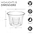Party Essentials N410501 Plastic Bomber Cups, Jager Bomb Shot Glasses, 3 oz. Clear, 50 Ct