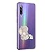 Oihxse Animal Serie Case Compatible con Xiaomi Mi 6X/Xiaomi Mi A2 Funda Transparente Suave Silicona Elefante Conejo Patrón Protector Carcasa Ultra-Delgado Creativa Anti-Choque Cover (A12)