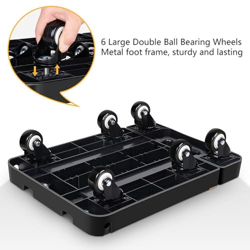 Carretilla plegable de mano con 6 ruedas y capacidad 500 lb miniatura 7