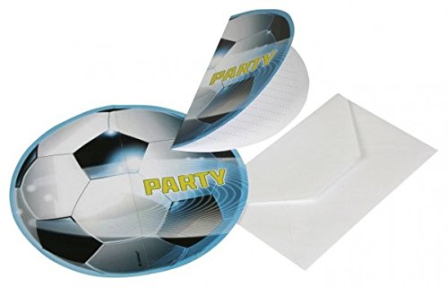 Preisvergleich Produktbild amscan Einladung Fussball Party 6 Stück