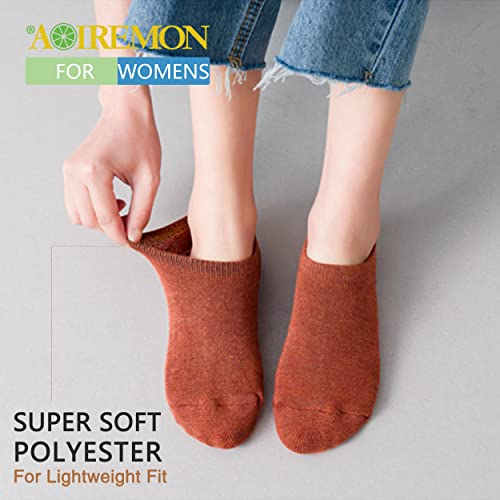 Image of No Show Athletic Socks 5-10 Pairs Hiking Running Ankle Socks For Women Cushion Low Cut Socks