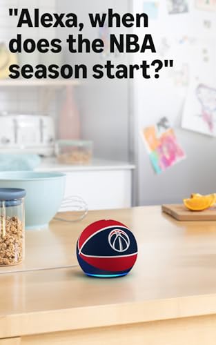 Image of Amazon Echo Dot (newest model) | Officially Licensed NBA Limited-Edition | Washington Wizards