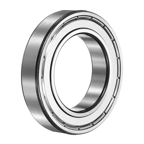 Rodamiento de bolas 6011ZZ de doble blindaje metálico estable de 55 x 90 x 18 mm