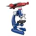 Little World Science Kits for Kids Beginner Microscope with LED 100X 400X and 1200X Magnification Kids Science Toy Educational Toy Birthday Gift - Includes Phone Holder