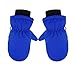 YULONGESS Gants d'hiver pour enfants de 3 à 6 ans, gants thermiques, gants de ski, de course, imperméables et coupe-vent, gants de neige, gants de vélo pour les activités de plein air, bleu, Medium