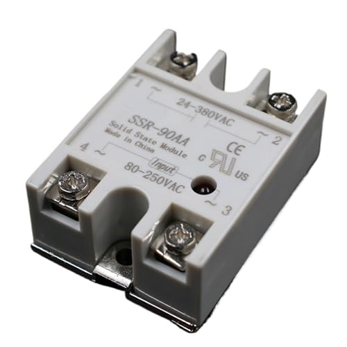 1PCS Solid State Relay Module SSR-90AA SSR-90 AA SSR 90A 80-250VAC Input to 24-380VAC Output Industry Control