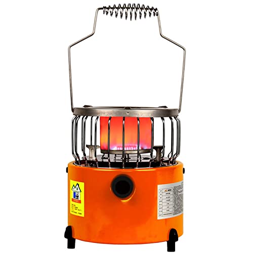 Chauffage au propane de camping - Chauffage à gaz portable d'extérieur et réchaud inclus - Chauffage de tente pour la pêche sur glace, la randonnée Chauffage au propane de camping - Chauffage à gaz portable d'extérieur et réchaud inclus - Chauffage de tente pour la pêche sur glace, la randonnée