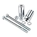 TCMI 2in Handlebar Risers Aluminum Fits for Kawasaki Vulcan 800, 1500, 1500FI, 1600, 2000 Classic/Classic LT/Nomad/Drifter, Chrome