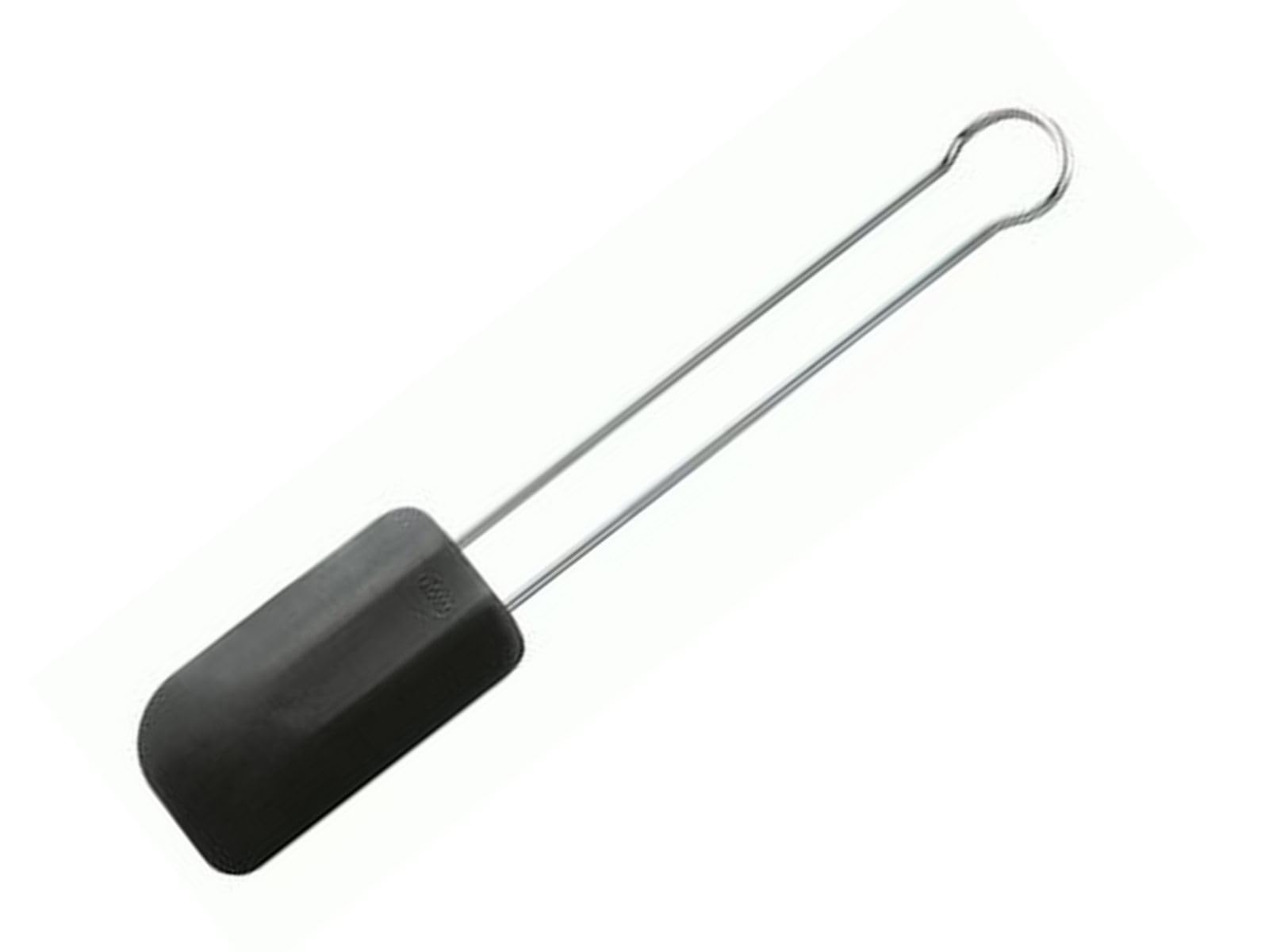 Rösle 12436 Silicone Spatula Black 26 cm, Stainless Steel