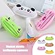 Aruicheng Tubenquetscher 5 Stücke Tubenausdrücker Kunststoff Tubenpresse Tubenaufroller Toothpaste Squeezer für Zahnpasta, Gesichtsreiniger, Handcreme, Sonnenschutz/mehr