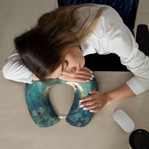 Almohada de viaje de espuma viscoelástica miniatura 7