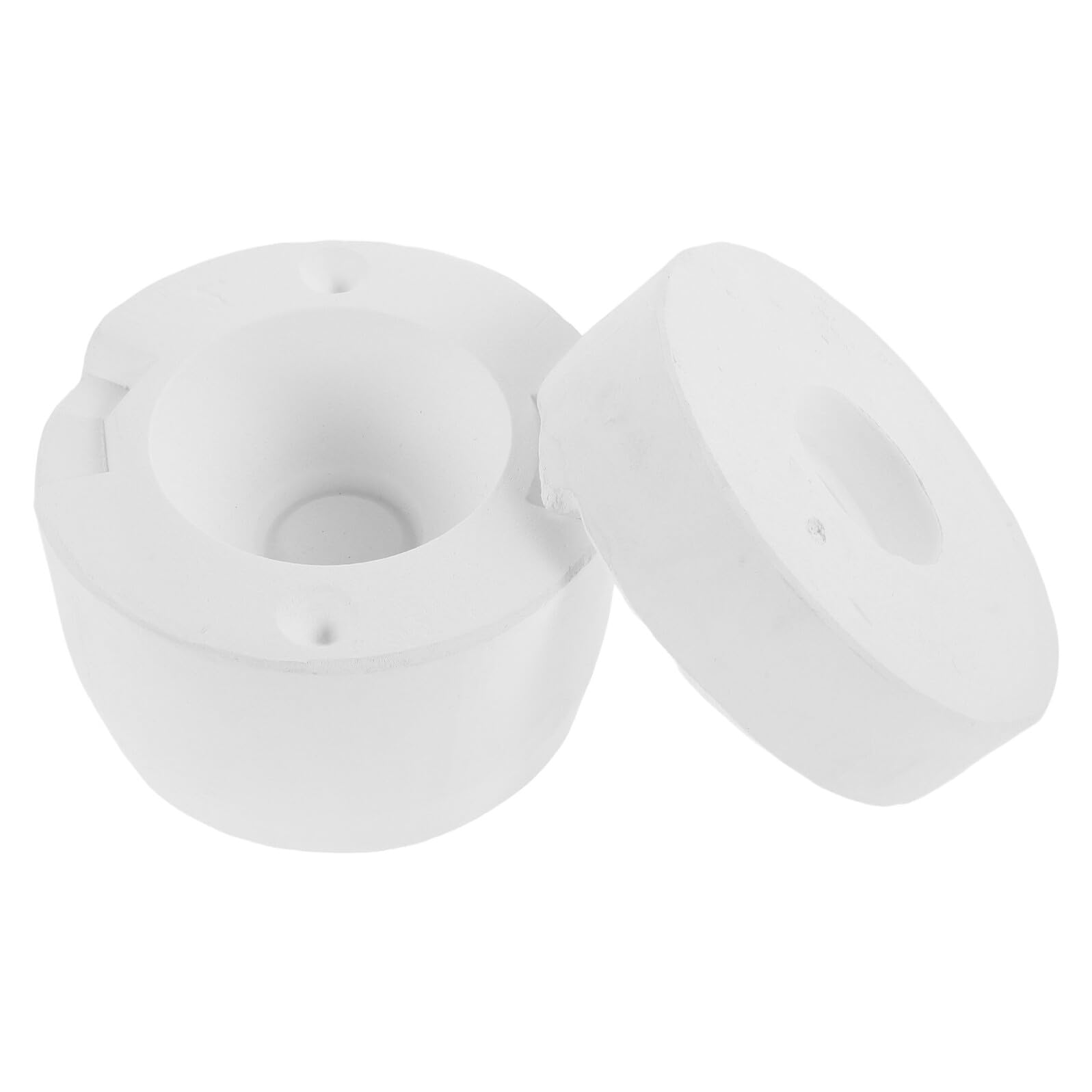Moule en plâtre blanc Jojofuny durable pour amateurs de poterie