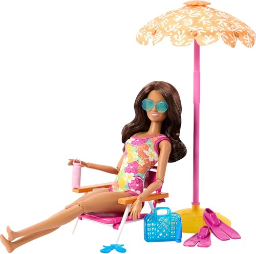 Muñeca Barbie Summer Vacation y accesorios miniatura 3