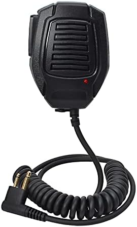 HYSHIKRA 2 Pin Handheld Speaker Microphone Shoulder Speaker Mic Compatible with Motorola DP1400 GP300 CP040 CP110 CP200 Walkie Talkie