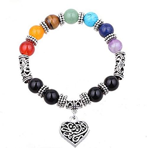 BEUU Dainty Gemstone Bracelet, Semi Precious Original Design Crystals and Healing Stones Yoga Beaded Bracelets for Women Girls
