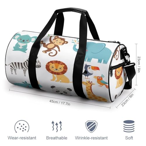 Sac de voyage compact 45cm pour éviter l'encombrement en camping et gym - 2
