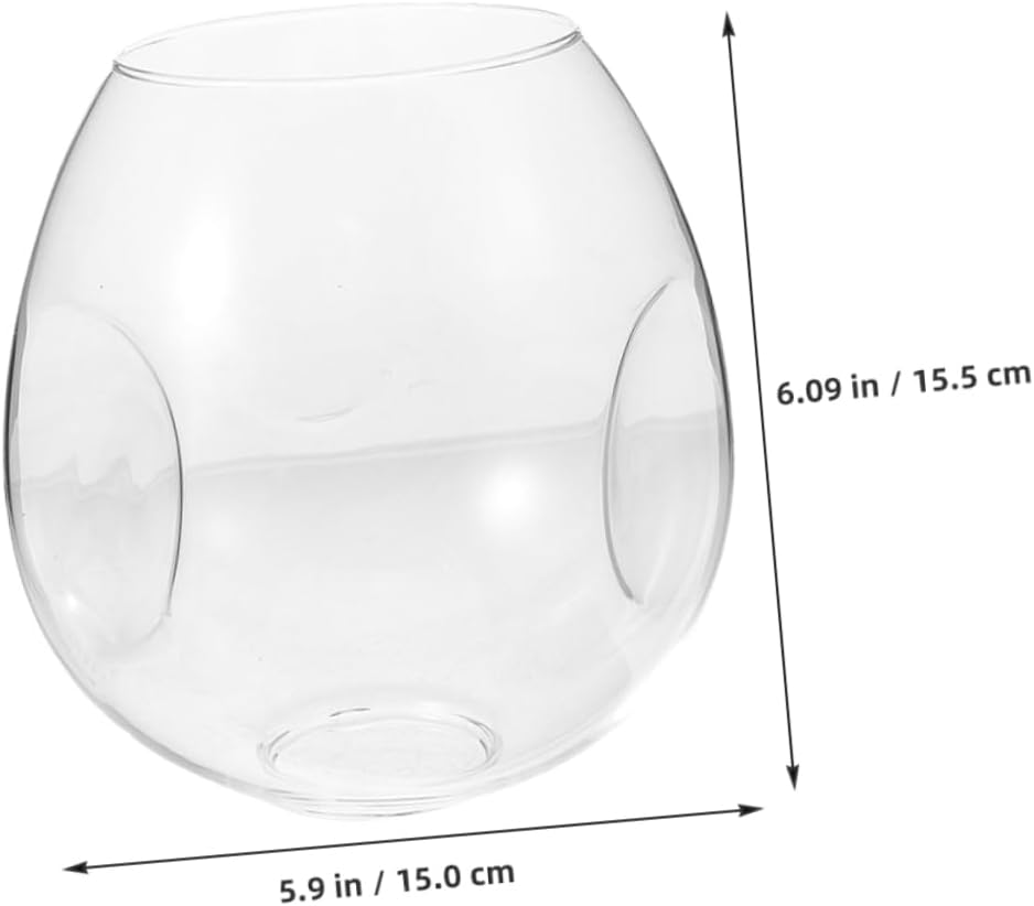 Glass Lamp Shade Replacement Round Light Globe for Table Lamp Modern Design Easy Install Suitable for Living Room Bedroom