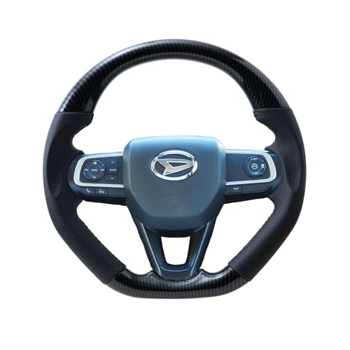 INTEC(インテック) ダイハツ アトレー ハイゼットカーゴ デッキバン S700系 純正交換ステアリング (ブラックカーボン)