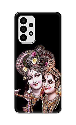 Image of PRINTFIDAA� Printed Hard Back Cover Case for Samsung Galaxy A73 5G Back Cover (Radha Krishna) -2808