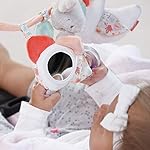 Fehn Kinderwagenkette Spielzeug Schwanensee – Baby Mobile Kette mit niedlichen Figuren zum Aufhängen an Kinderwagen, Babyschale oder Kinderbett – Zubehör für Babys und Kinder ab 0+ Monaten