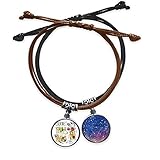 Package Quantity: 2 x bracelet (one black , one brown)