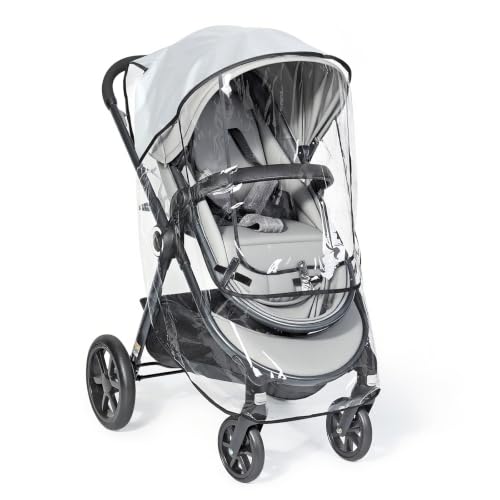 Image of Clear Stroller Rain Cover, Universal Fit, All-Around Protection,Clear