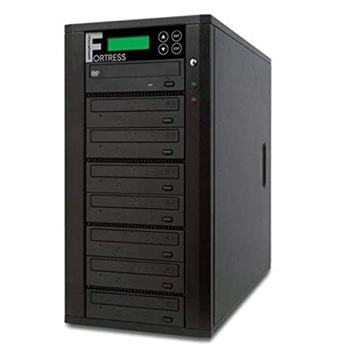 Spartan Pro 7 Target Fortress DVD/CD Disc Duplicator with DiscLock Copy Protection D07-SSPDLPRO (Built-In 500GB Hard Drive and USB)